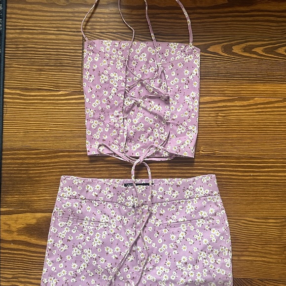 Zara Purple Floral Set - Picture 4 of 8